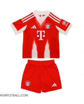 Billige Fotballdrakt Bayern Munich Replika Hjemmedraktsett Barn 2025-26 Kortermet (med bukser)